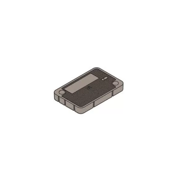 Christy Reinforced Lid Gray L 15" x W 10" | 1020000