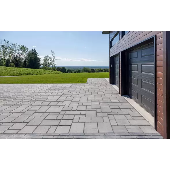 Techo-Bloc Blu 80mm Smooth Paver, Shale Gray, 3-Piece | 000020