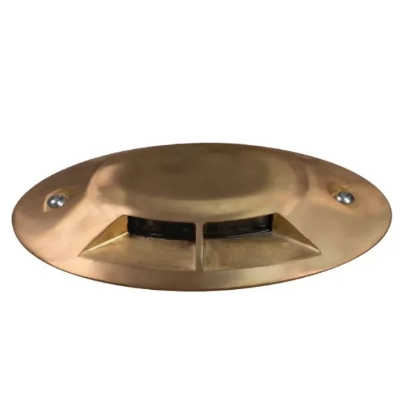 Dauer Mariner Single Aperture Led Dock Light 3000k Raw Brass | 489934-RAW-3K