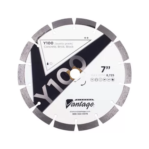 General Purpose, Segmented Saw Blade, (Od) 7" X (Thk) 0.095" | 0709UDUY1-2