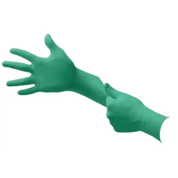 Touchntuff Disposable Gloves, X-Large Nitrile Green | 92-600XL
