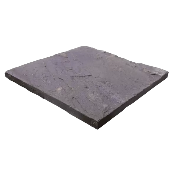 BLUESTONE FULL COLOR PAVING, NATURAL CLEFT TOP AND SAWN ALL 4 SIDES NOMINAL 12" X 12" X 1"