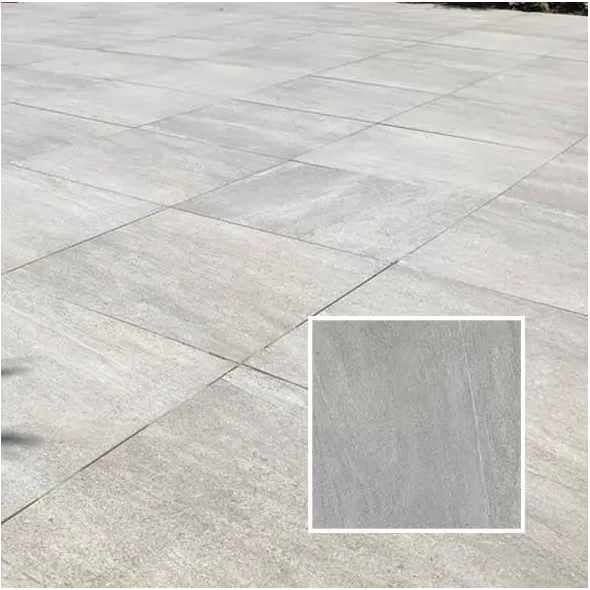 PIETRA DI VALS PORCELAIN PAVER 3CM 176 SF/ PAL 8 SF/ BX 4 SF/ EA 24" X 24" X 1-1/8"