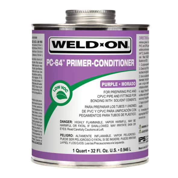 IPS Weld-On PC-64 Purple PVC Primer-Conditioner 1 qt | 10872