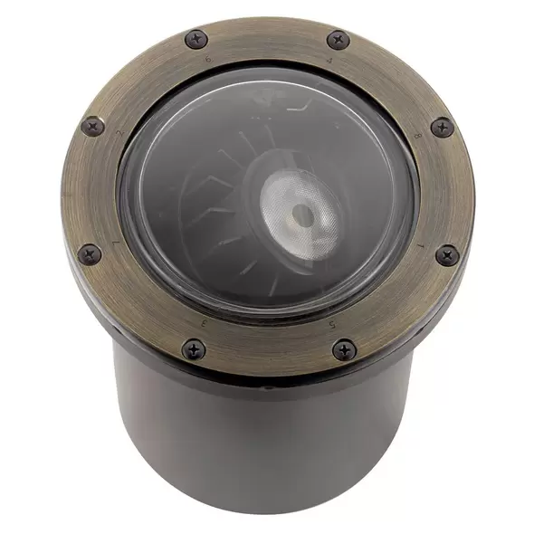 Kichler Well Light LED Vlo 27K Brass | 16023CBR27