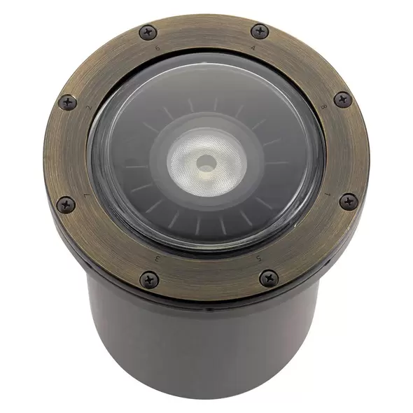 Kichler Well Light LED Vlo 27K Brass | 16023CBR27