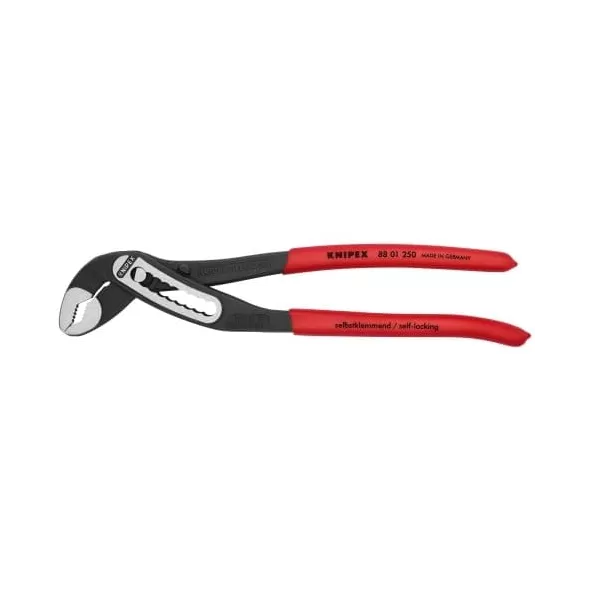 10" L X 2" W Water Pump Plier, Chrome Vanadium Electric Steel, Forged, Oil-Hardened, Plastic Handle | 8801250