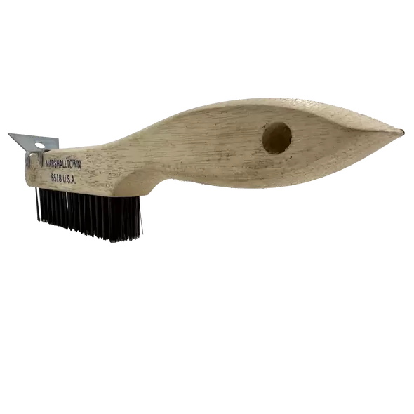 Wire Brush, 1-1/8" Wire Carbon Steel Bristle