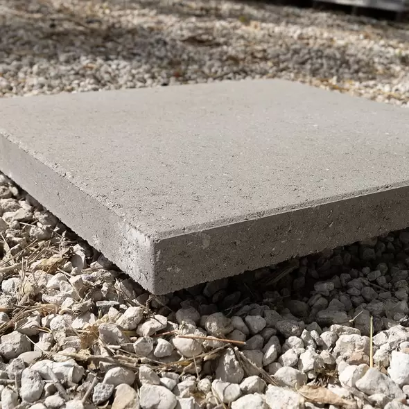 Pavestone Patio Stone Square, 24" X 24" X 2", Pewter