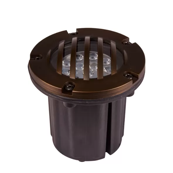 Alliance Outdoor Lighting Ground Light Brass Rock Guard