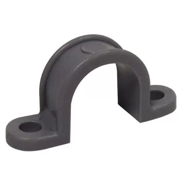 2-Hole Pipe Strap, 2" Plastic | 19500