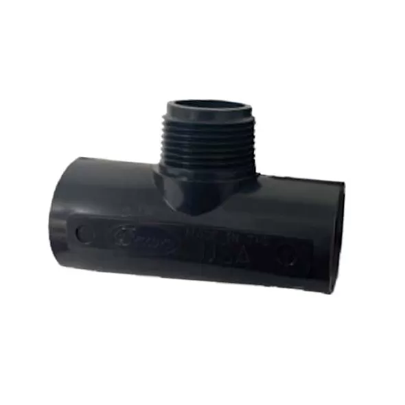 Sch 40 PVC Manifold Tee 1" MPT x Slip | D402