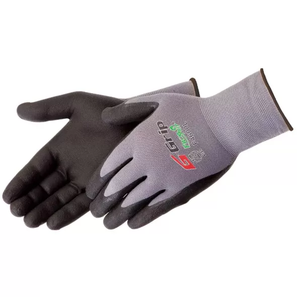 G-Grip Cut Resistant Gloves, Large Microfoam Nitrile Gray/Black | F4600L