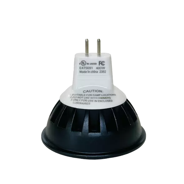 Lamp, 7 W Bi-Pin MR-16 550 Lumens 2700K LED 60° Wide Flood White Contractor Series