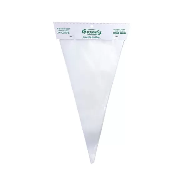 WHITE GROUT BAG W/ BLUE TIP
