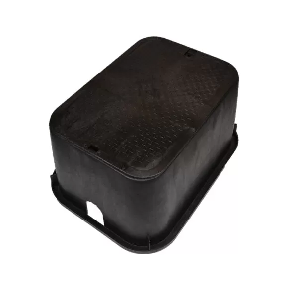 NDS Standard Jumbo Box and Cover Black L 20" x W 13" | 117BC BLK