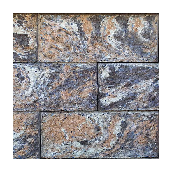NICOLOCK COLONIAL WALL CAPPUCCINO 35FCFT/PALLET 6"