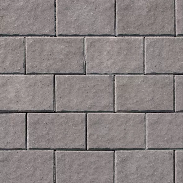 Nicolock Rustico Charcoal 113 Sf/ Pallet - 300 Ea/ Pallet - 3 Ea/ Sf - 10 Lr/ Pallet 6" X 9" X 2-3/8" | 6X9 CHAR