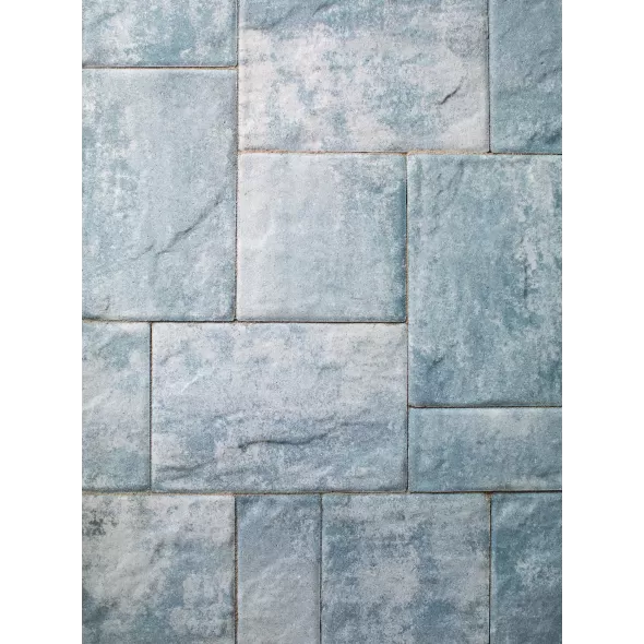 NICOLOCK ALPINE CONT. OCEANIC BLUE 107SF/PALLET 16" X 24"