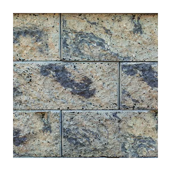 Nicolock Alta Wall Granite City Blend 26.6 Sf/ Pallet - 40 Ea/ Pallet - 1.5 Ea/ Sf - 5 Lr/ Pallet 6" X 16" X 12" | ALTWALLGC