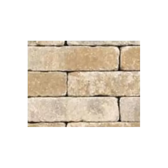 PAVESTONE RUMBLED WALL SAND BLEND 31 SF PER PALLET 4"