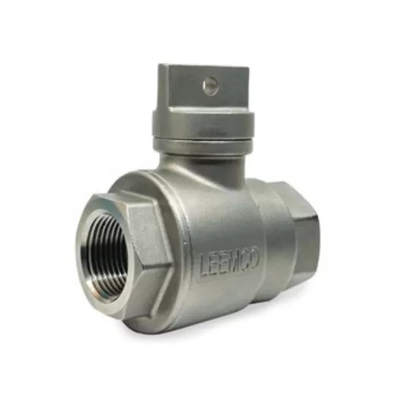 Leemco Full-Port Curb Stop Valve Stainless Steel 2" | LCT-22SS316
