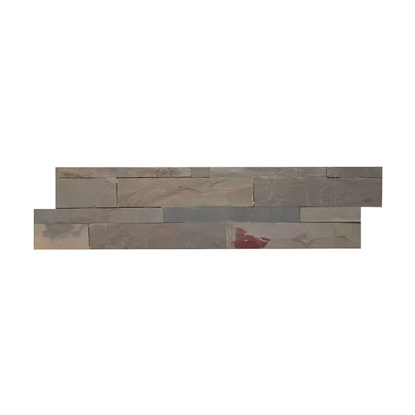 STACKED STONE FLATS HARAPPA GOLD HARAPPA GOLD SLATE SPLIT FACE FLATS - 6 EA (6 SF) PER BUNDLE / 288 EA (SF) PER PALLET 6" X 24"