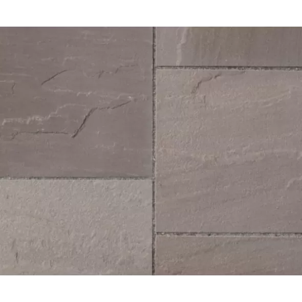 SLATE GREY ROCKFACE TREADS OAKVILLE STONE 1 EA - 8 SF / 1 PALLET - 144 SF (18 EA) 16" X 72" X 2"