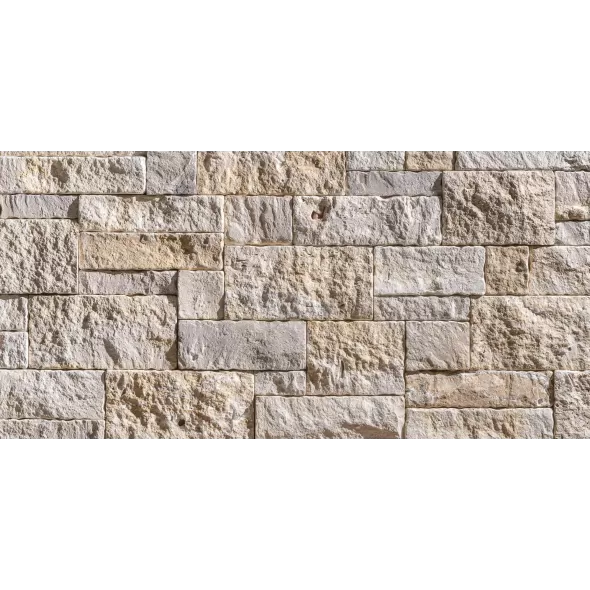 OWS DRESSED ASHLAR LAFAYETTE FLAT SMALL BOX - OLD WORLD STONE VENEER - FOUNDATION SERIES 4.736 SF