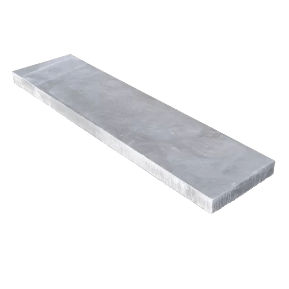 Grey Wall Cap Smooth Edges Natural Stone 2-1/4" x 12" x 48"