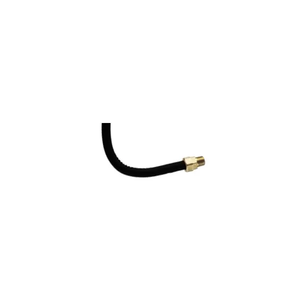 Corrugated Tubing, (OD) 0.98" 100' Stainless Steel Black Gas | 20C.WF100