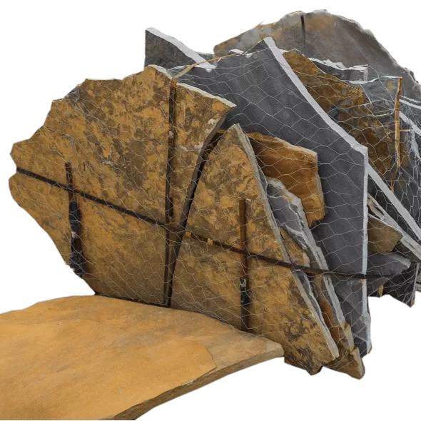 MULTIBLEND BLUE BROWN FLAGSTONE STAND UP 1-1/4" - 1-3/4"