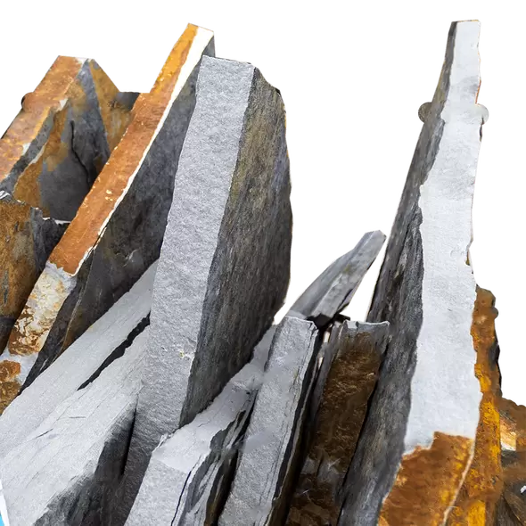 MULTIBLEND BLUE BROWN FLAGSTONE STAND UP 1-1/4" - 1-3/4"