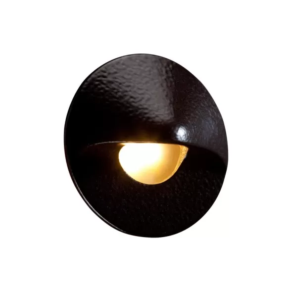 MO LED Landscape Wall Light, Round, Sdnabrn | MOZDCRDSB