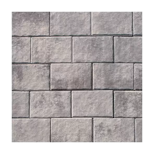 NICOLOCK RIDGE BRICK GRANITE CITY BLEND 110 SF/ PALLET - 400 EA/ PALLET - 3.63 EA/ SF - 10 LR/ PALLET 4-1/2" X 9" X 2-3/8"