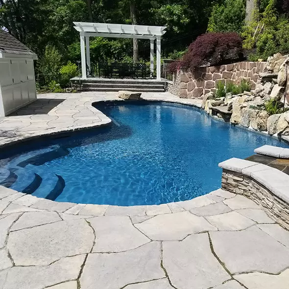 Nicolock Grand Flagstone York Brown 90 Sf/ Pallet - 30 Ea/ Pallet - 8 Lr/ Pallet 38" X 42" X 1-3/4" | R- GF YB