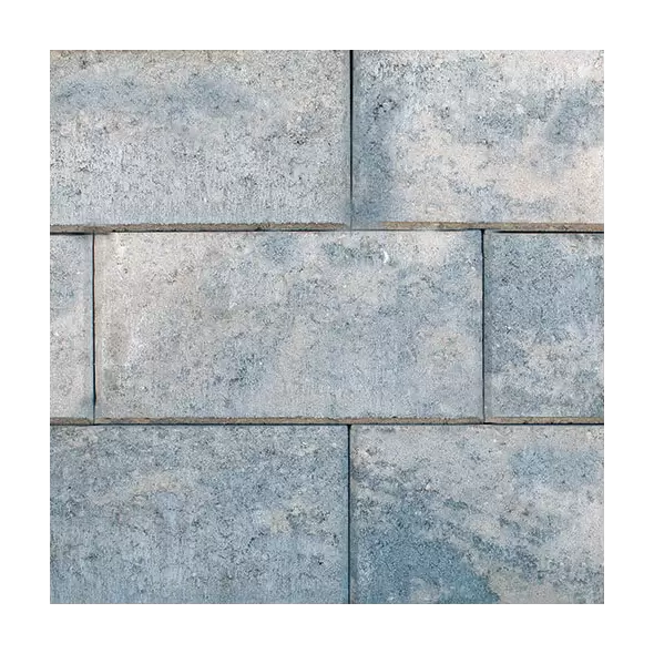 NICOLOCK STONEGATE CONT WALL OCE BLU OCEANIC BLUE - CONTEMPORARY - PREMIUM - 30 SF/ PALLET - 60 EA/ PALLET - 2 EA/ SF - 5 LR/ PALLET