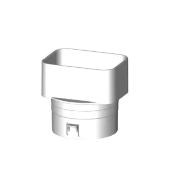 Centered Downspout Adapter 3" X 4" X 4" | 1872AN