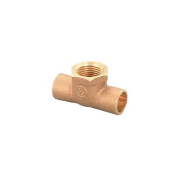 Heel Tee, 3/4" x 1/2" x 3/4" C x F x C Copper | CFCT3412-NL_alt