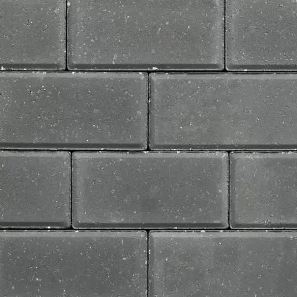 BRICK 4X8 CHARCOAL 120 SF/PALLET 2-3/8"