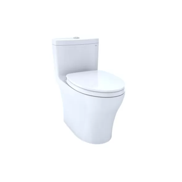 AQUIA Dual-Flush One-Piece Toilet, Vitreous China White, IV 1.28/0.9 GPF | MS646124CEMFGN