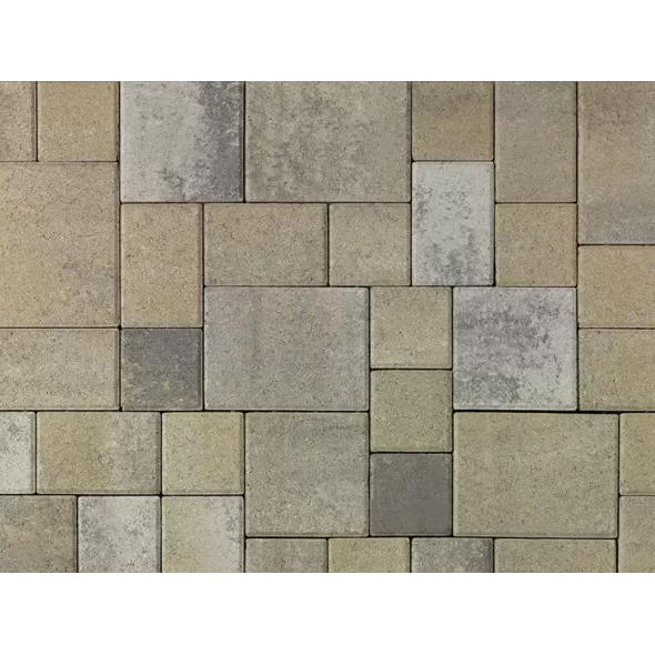 COURTYARD 4PC GREY MOSS CHARCOAL 127 SF/PALLET 60MM