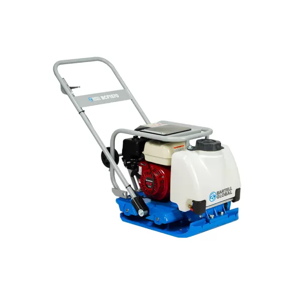 Bartell Single Direction Plate Compactor 20" (50 mm) X 21" (53 mm) Plate, Gx160 Honda, 1,570Kg Centr. Force C/W Water Kit. Forward Vibrarory Plate Compactor 20" X 21" | BCF1570H
