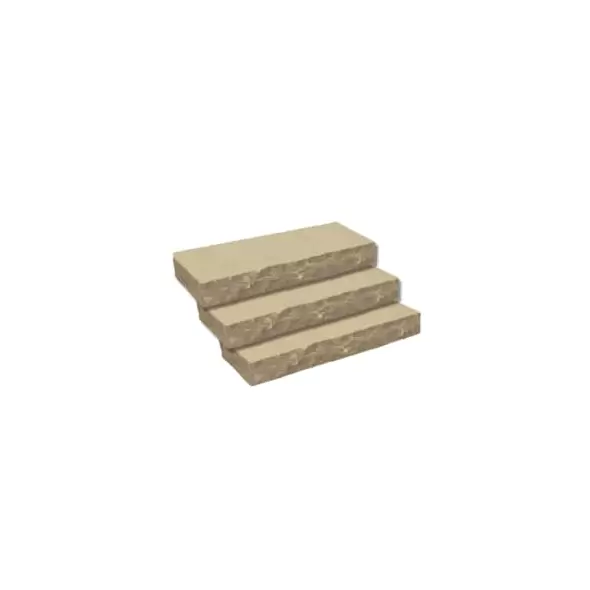 STEPS 4S RF FRENCH VANILLA 4 SIDES ROCK FACE FRENCH VANILLA (LIMESTONE) 48" X 16" X 6"