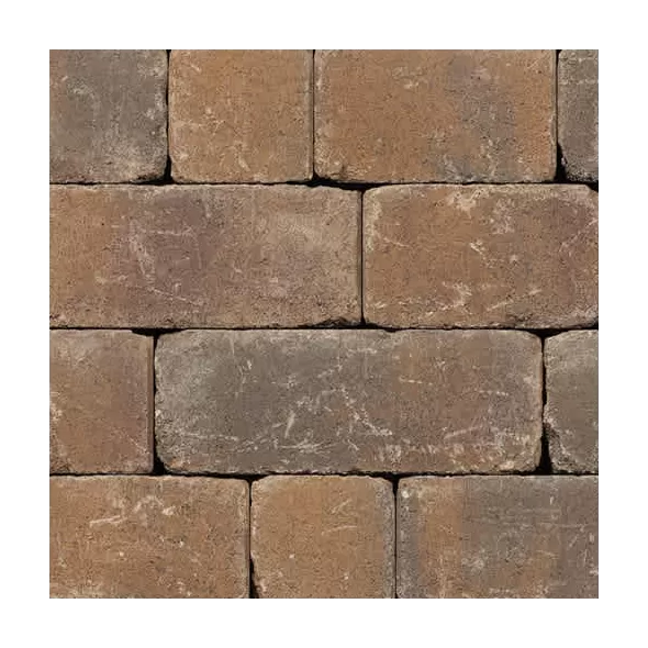 Belgard Shelton Wall Tumbled Toscana 3 Pc 38.75 Sf/ Pallet 7.75 Sf/ Layer 5 Layer/ Pallet 6" X 10" X Random | 16254622
