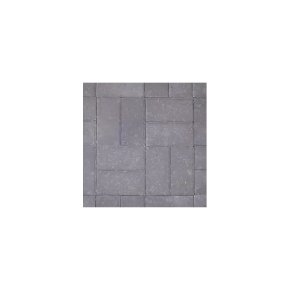 Borgert Holland Stone 60 mm Paver Char 1 Band 15.7 Sf - 72 Stone/ 1 Cube 94 Sf - 6 Bands Charcoal 4" X 8" | 4HS08alt