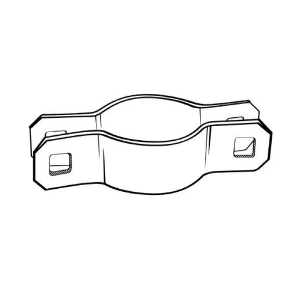 Brace Band, (L) 2-3/8" Pressed Steel or Cast Iron | FG238BBR