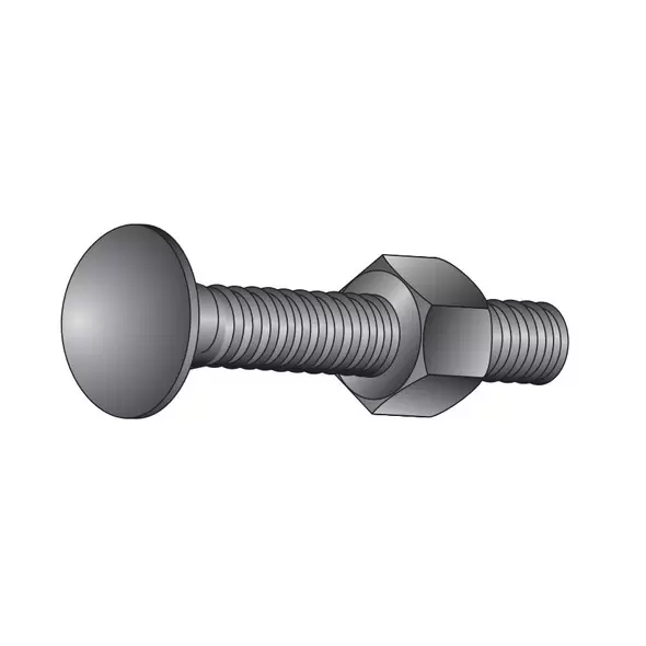 Chian Link Fencing Carriage Bolt, (L) 1-1/4" x (H) 5/16" | FG5114BOLT