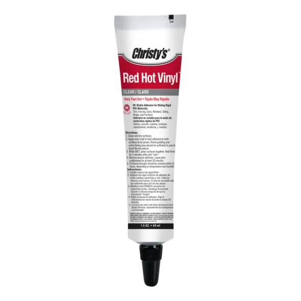 Red Hot Clear Adhesive, Vinyl | 505096