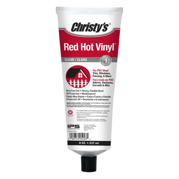 Red Hot Clear Adhesive, Vinyl | 505098